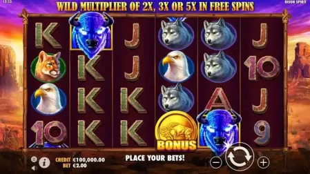 Bison Spirit slot screenshot 1