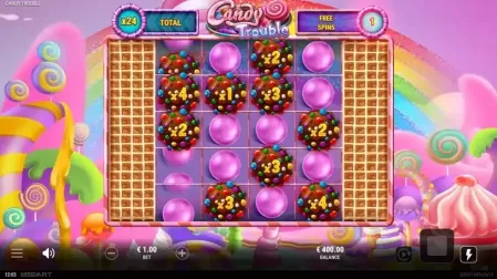 Candy Trouble slot screenshot 4