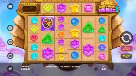 Candyways Bonanza 3 Megaways slot screenshot 1