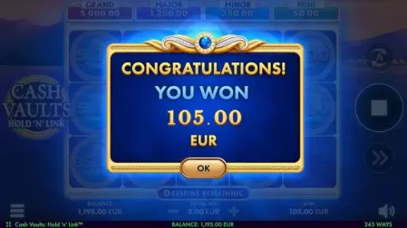 Cash Vault slot screenshot 5