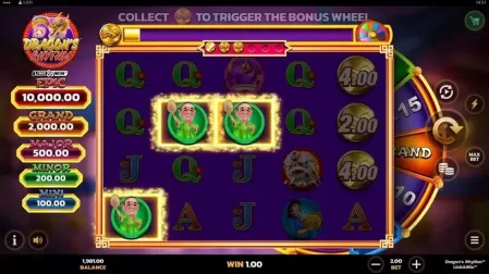 Dragon's Rhythm Link&Win slot screenshot 3