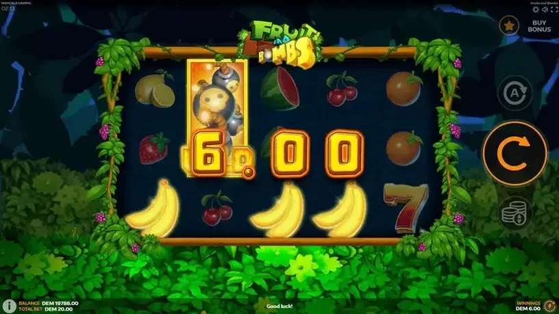 Fruits and Bombs slot screenshot 3