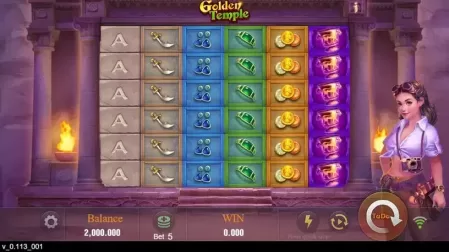 Golden Temple (Tada Gaming) slot screenshot 1