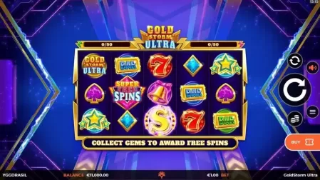 Goldstorm Ultra slot screenshot 1