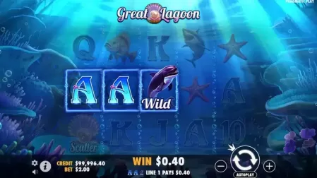 Great Lagoon slot screenshot 2