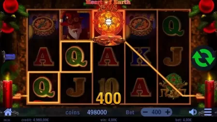 Hearth of Earth Xmas slot screenshot 2