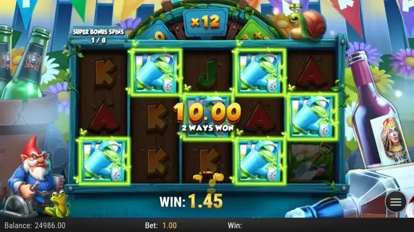 Lawn n’ Disorder slot screenshot 