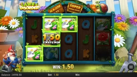Lawn n’ Disorder slot screenshot 2