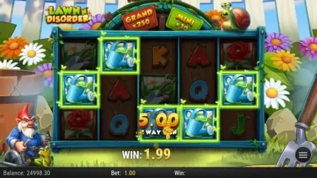 Lawn n’ Disorder slot screenshot 3