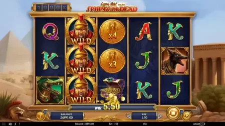 Legion Gold and the Sphinx of Dead slot screenshot 4