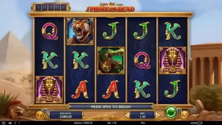 Legion Gold and the Sphinx of Dead slot screenshot 1