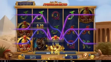 Legion Gold and the Sphinx of Dead slot screenshot 3