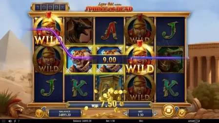 Legion Gold and the Sphinx of Dead slot screenshot 5