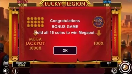 Lucky Legion Hold And Win slot screenshot 3