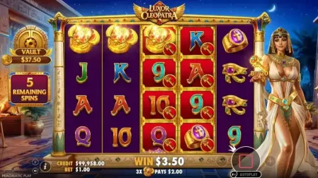Luxor of Cleopatra slot screenshot 4
