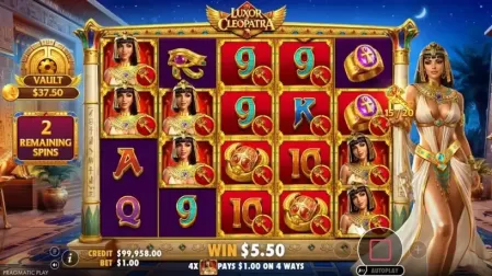 Luxor of Cleopatra slot screenshot 5
