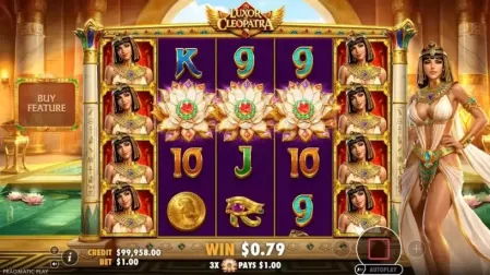 Luxor of Cleopatra slot screenshot 2