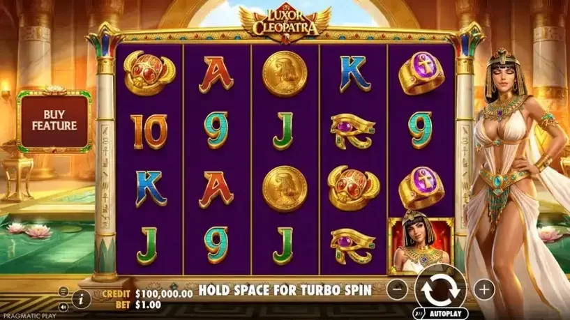 Luxor of Cleopatra slot screenshot 