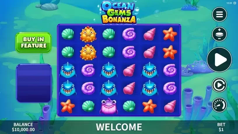 Ocean Gems Bonanza slot screenshot 1