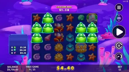 Ocean Gems Bonanza slot screenshot 4