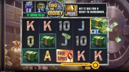 Take The Money slot screenshot 2