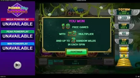 Tip Top Totems Power Play slot screenshot 2