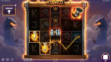 Wildhalla slot screenshot 5