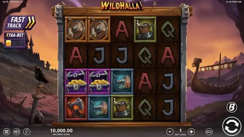 Wildhalla slot screenshot 