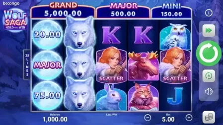 Wolf Saga slot screenshot 1