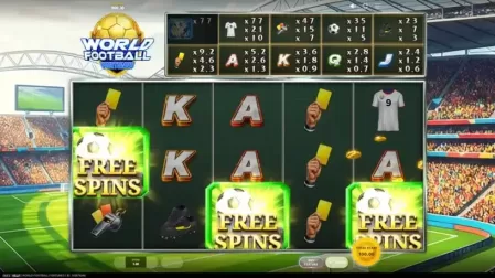 World Football Fortunes slot screenshot 2