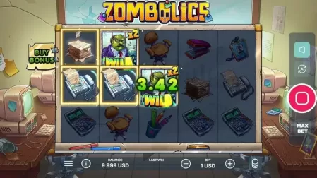 Zombolics slot screenshot 2