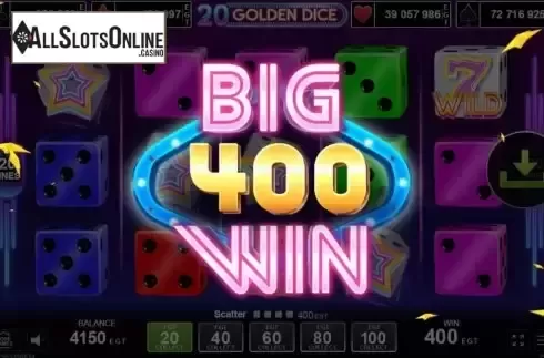 Big Win screen