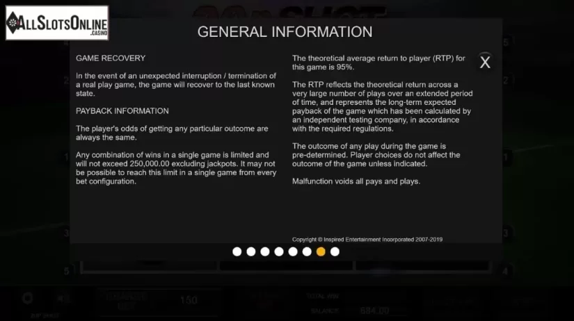 Info. 20p Shot from Inspired Gaming