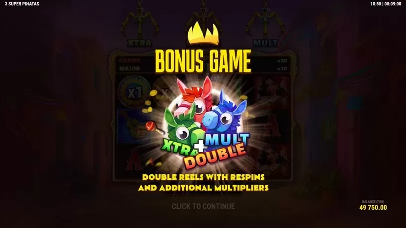3 Super Pinatas slot screenshot 3