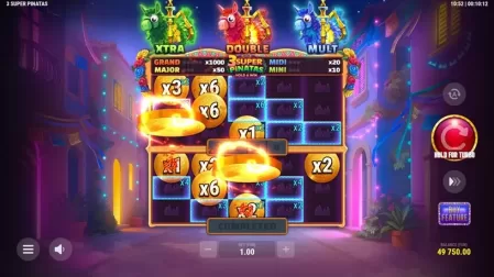 3 Super Pinatas slot screenshot 5