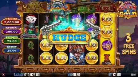 4TP Guns N’ Gold slot screenshot 4
