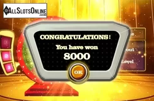 Win screen. 777 Slot from Triple Profits Games