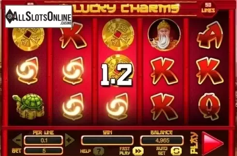 Screen 5. 8 Lucky Charms from Spinomenal