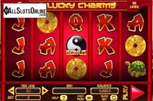 Screen 1. 8 Lucky Charms from Spinomenal