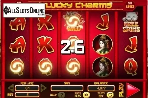 Screen 4. 8 Lucky Charms from Spinomenal