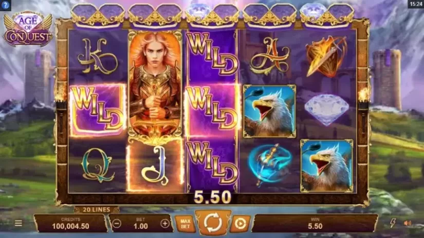 Age of Conquest slot screenshot 2
