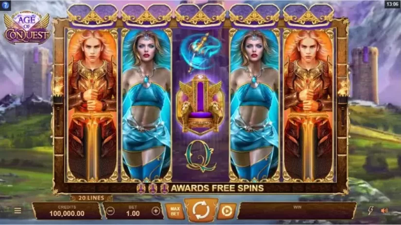Age of Conquest slot screenshot 1