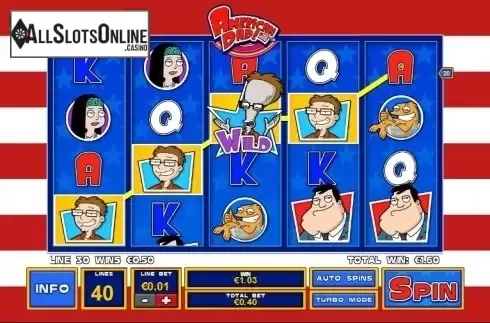 Win Screen 2. American Dad from Playtech