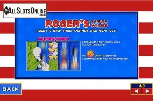 Paytable 4. American Dad from Playtech