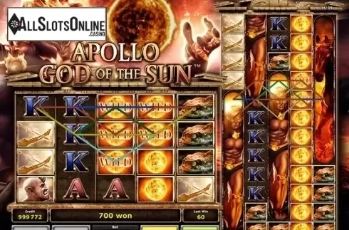 Screen 1. Apollo God of The Sun (Green Tube) from Greentube