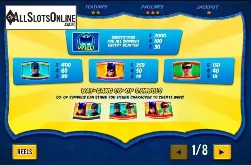 Screen2. Batman & The Batgirl Bonanza from Playtech