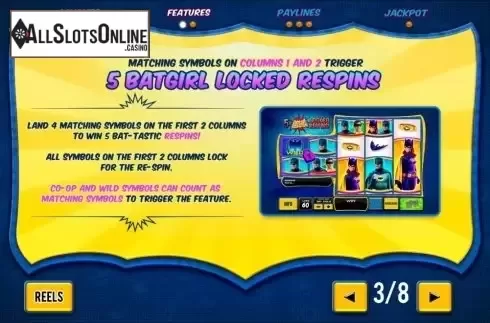 Screen4. Batman & The Batgirl Bonanza from Playtech