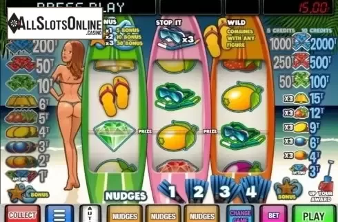 Game Workflow screen. Beach (MGA) from MGA