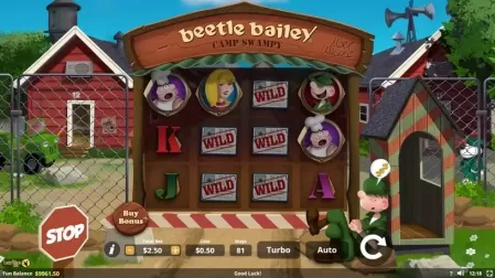 Beetle Bailey slot screenshot 3