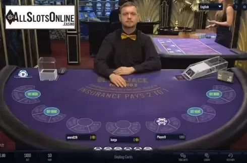 Game Screen 1. Blackjack (LuckyStreak) from LuckyStreak